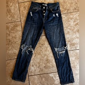 Forever 21. Boyfriend ripped jeans. Size 24